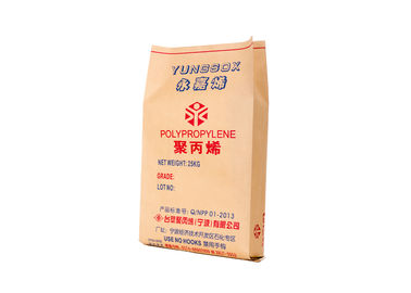 Chine Sac de papier simple/par double piqué de ciment de plastique stratifié, sacs en papier de soudure à chaud fournisseur