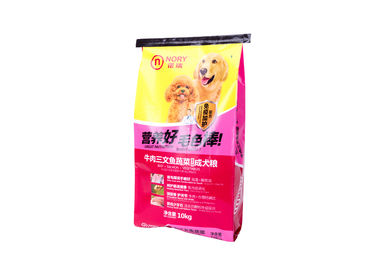Chine L'alimentation des animaux tissée par polypropylène en plastique met en sac pour l'emballage alimentaire de chiens étanche à l'humidité fournisseur