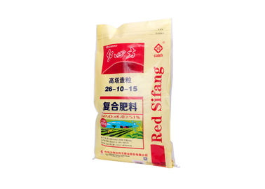 Chine L'emballage de impression coloré d'engrais tissé par BOPP met en sac la matière de charge 40kg fournisseur