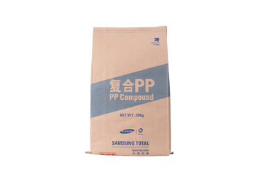 Chine Sacs de catégorie comestible de papier de Multiwall Brown emballage avec la coutume d'impression de couleur de thermocollage fournisseur