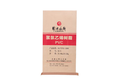 Chine Les sacs stratifiés tissés par pp de catégorie comestible de papier d'emballage avec la chaleur coupée/ont ourlé la bouche supérieure fournisseur