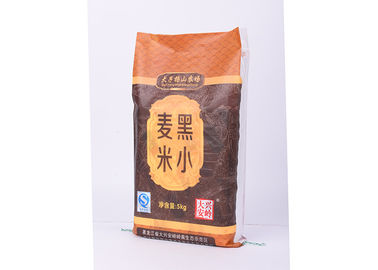 Chine Sacs de riz de polypropylène tissés par pp imprimés par couleur avec le côté transparent de gousset fournisseur