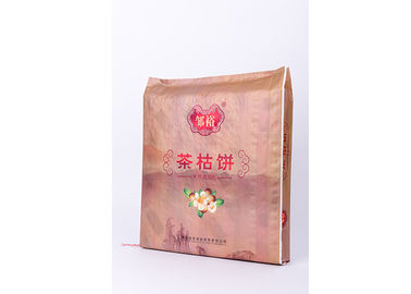 Chine Sacs imprimés par coutume d'emballage de thé avec le matériel tissé par pp de Bopp écologique fournisseur