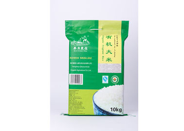Chine L'emballage sûr de riz met en sac avec le matériel 10kg 58 cm * taille de la poignée pp Bopp de 36 cm fournisseur