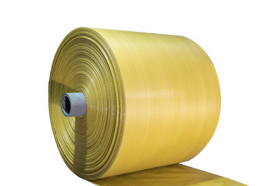 Chine Textile tissé jaune de pp avec 700D - 1000D choisissent/fond cousu par pli de double fournisseur