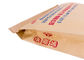 Sac de papier simple/par double piqué de ciment de plastique stratifié, sacs en papier de soudure à chaud fournisseur