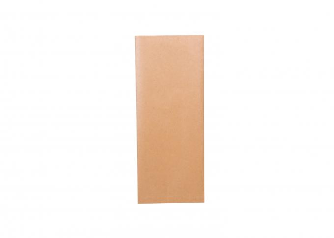 Les sacs en papier en plastique blancs de papier de Brown emballage vendent le fil UV de Priting 17 profondément