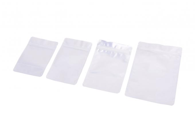 Le plastique de transparent Zippered les sacs stratifiés par BOPP de stockage avec le papier d'aluminium de preuve de l'eau rayé