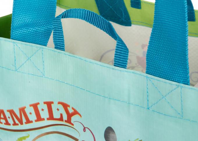 Le supermarché/magasins de détail réutilisent les sacs à provisions non tissés avec le matériel de papier de film de pp