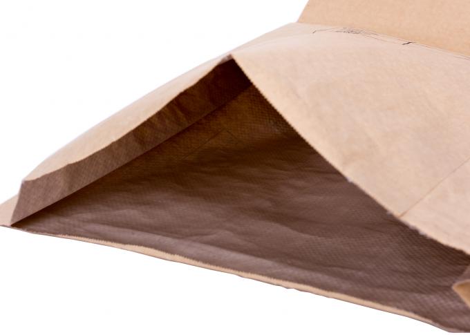 Pp stratifiés soudent à chaud des sachets en plastique, sacs de tirette de papier d'emballage de résistance d'humidité