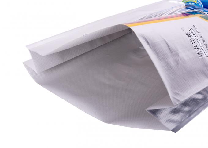 L'emballage d'engrais tissé par pp d'aluminium met en sac avec la preuve de lumière d'impression de gravure