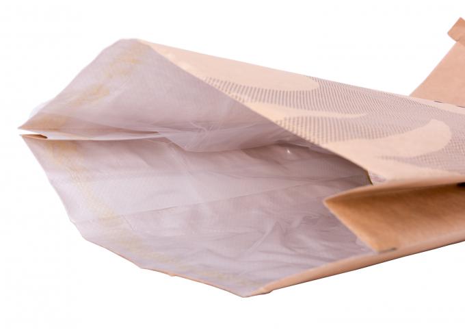 Sacs rayés par PE de catégorie comestible de papier d'emballage avec l'OEM de impression fait sur commande de thermocollage