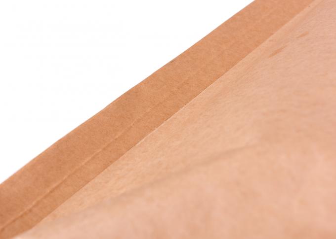 Les sacs en papier plats de Papier d'emballage de catégorie comestible, aluminium de soudure à chaud d'emballage tissé par pp met en sac 25 kilogrammes