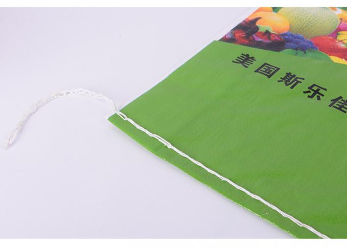 Engrais empaquetant de poly sacs tissés, sacs réutilisés adaptés aux besoins du client par impression de gravure