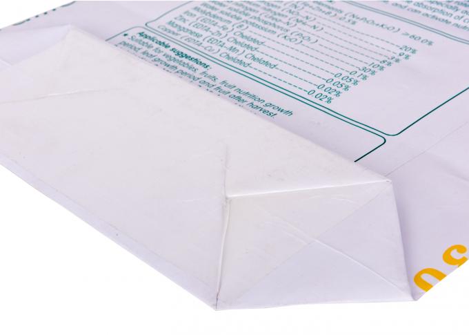 Bloquez les sacs scellés par valve inférieure avec le matériel de papier de 70 - 80 GM/M emballage de haute résistance
