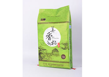 Chine Sacs résistants UV de polypropylène latéral de gousset, sacs tissés réutilisés par emballage de riz fournisseur