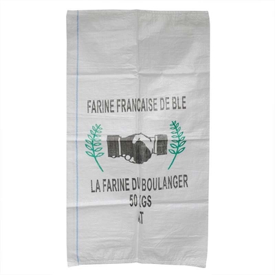 CHINE Les sacs blancs de polypropylène tissés par emballage de blé des sacs tissés par pp 50kgs déchirent résistant Fournisseur