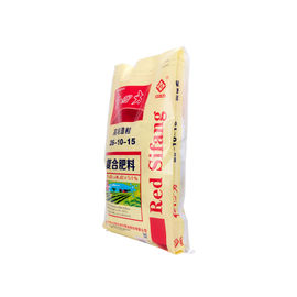 Sacs d'emballage d'engrais tissés par BOPP, grands sachets en plastique clairs forts imprimés 40kg fournisseur
