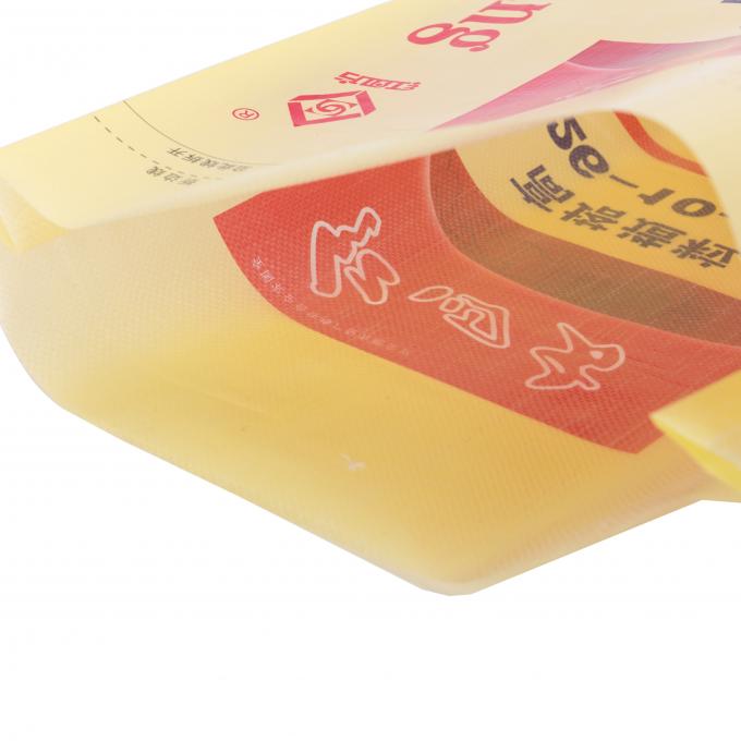 Sacs d'emballage d'engrais tissés par BOPP, grands sachets en plastique clairs forts imprimés 40kg