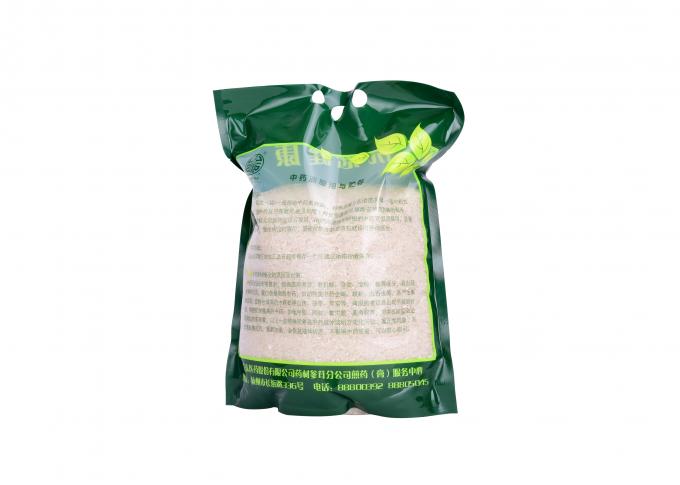 Les sacs clairs de catégorie comestible de fenêtre pour le riz/casse-croûte empaquetant 17 imperméables filètent profondément