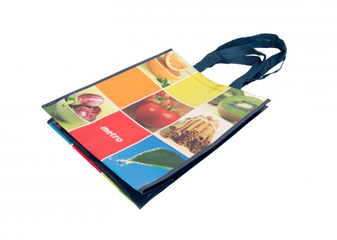 Sacs à provisions promotionnels d'OPP Coted, sacs d'épicerie de tissu d'impression de gravure