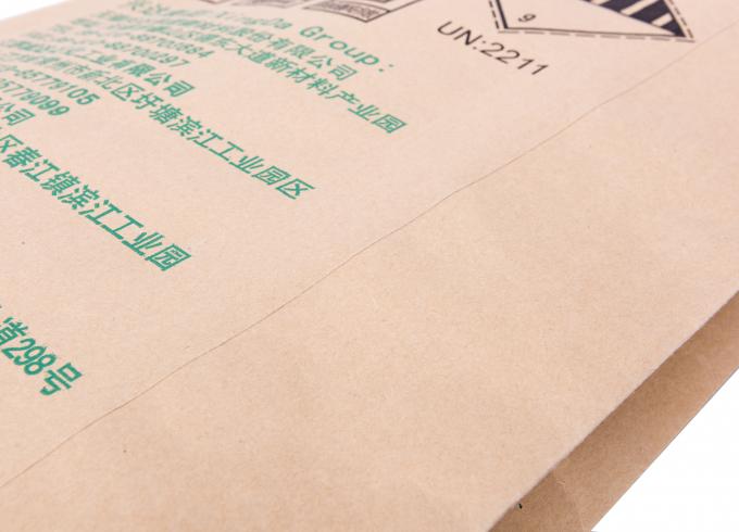 Le papier BOPP de Brown emballage a stratifié des sacs pour emballer Pulverous/matériel granulaire