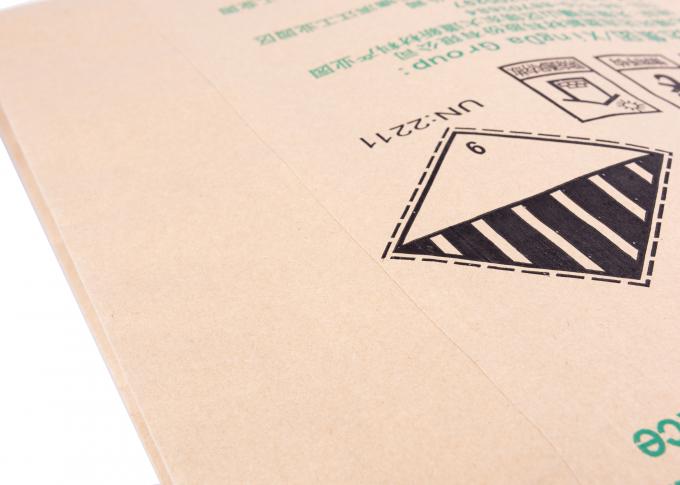 Le papier BOPP de Brown emballage a stratifié des sacs pour emballer Pulverous/matériel granulaire