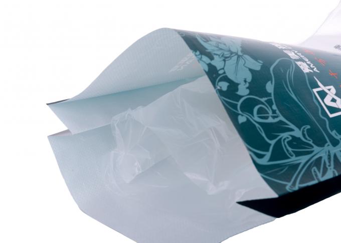 Les sacs imprimés par coutume d'emballage de matériau de construction réutilisent le sac tissé par pp avec le fond de thermocollage