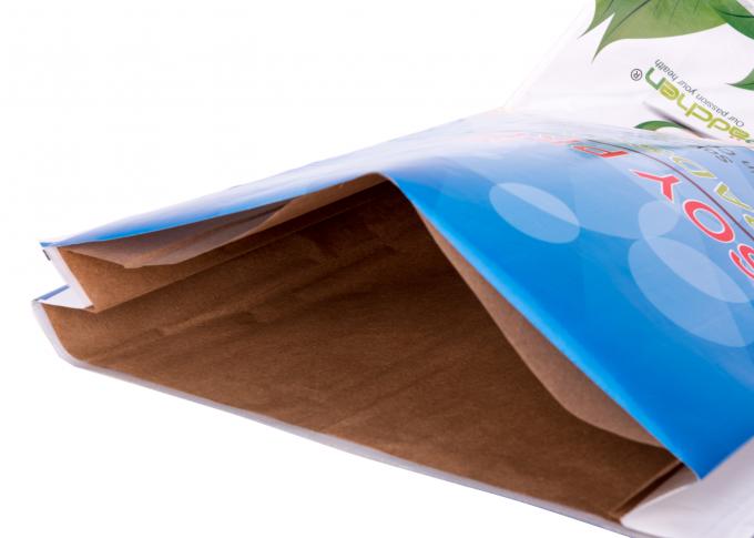 La coutume de soudure à chaud a imprimé des sacs avec le matériau d'emballage tissé stratifié par pp de papier d'emballage