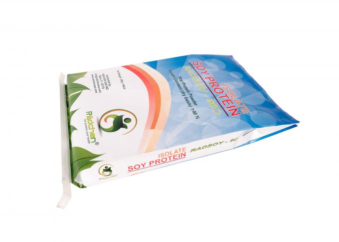 La coutume a imprimé les sachets en plastique, BOPP/pp tissés a stratifié le sac blanc de papier d'emballage