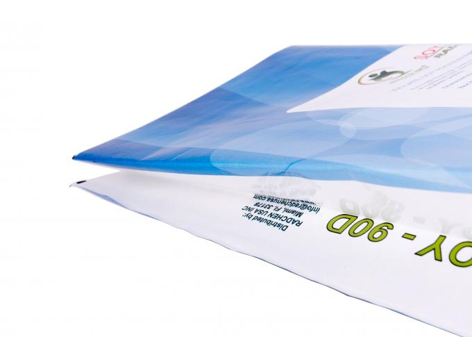 La coutume a imprimé les sachets en plastique, BOPP/pp tissés a stratifié le sac blanc de papier d'emballage