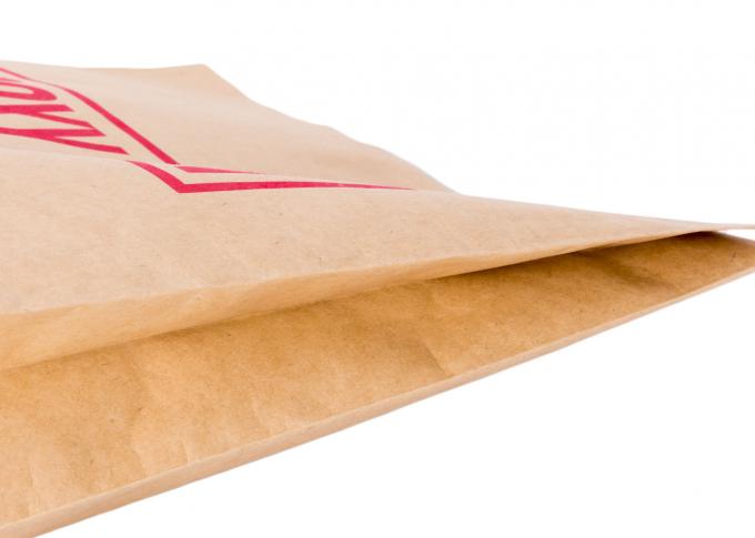 Sacs tissés par pp recyclables à HDPE de sacs d'emballage d'engrais de papier de Brown emballage